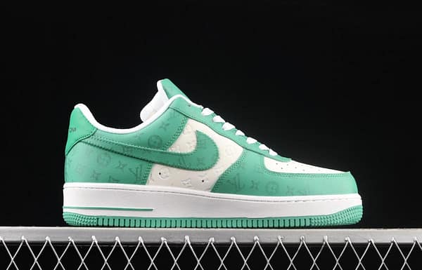NIKE Air Force 1x07 Low LV printed leather low-top casual board shoes 341524-002 - Image 15