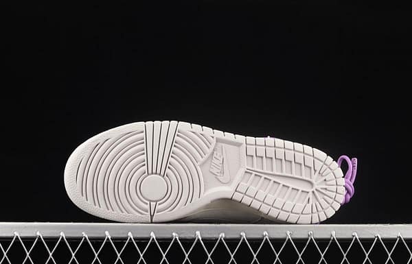 OFF-White x NIKE DUNK Low OW gray SB buckle rebound fashion casual board shoes DM1602-125 - Image 15