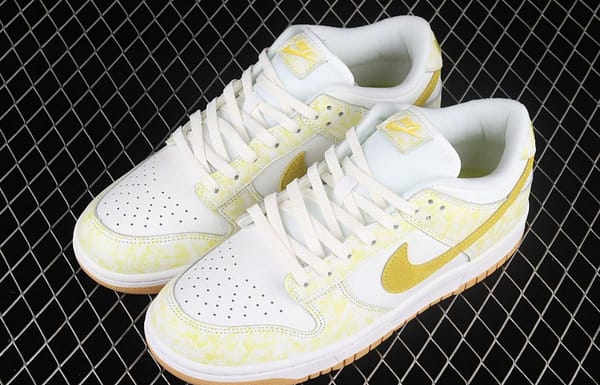 NIKE SB DUNK Low Prm yellow and white color SB buckle rebound fashion leisure board shoes DM9467-700 - Image 10