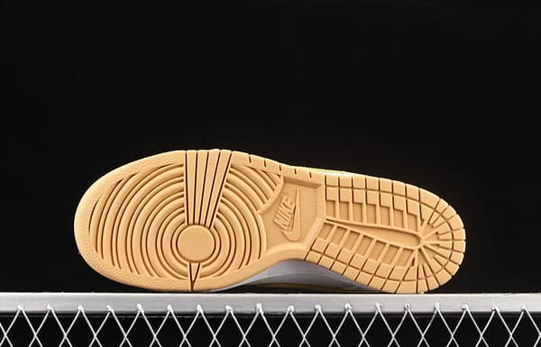 NIKE SB DUNK Low Prm yellow and white color SB buckle rebound fashion leisure board shoes DM9467-700 - Image 14