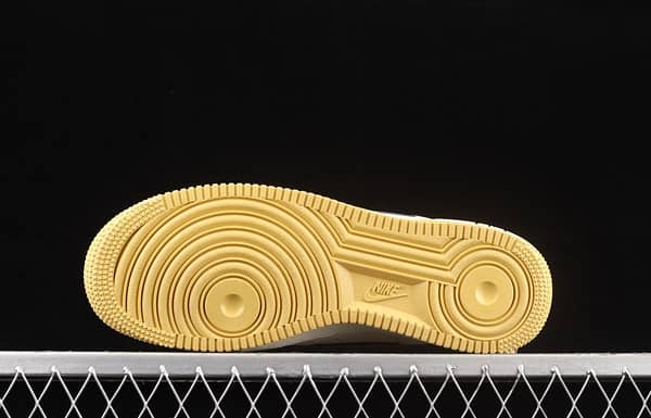 NIKE Air Force 1x07 Low white, yellow and black hook low-top casual board shoes AQ2288-111, - Image 14