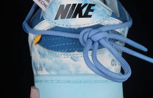 OFF-White x NIKE DUNK Low OW SB buckle rebound fashion casual board shoes DM1602-113 - Image 6