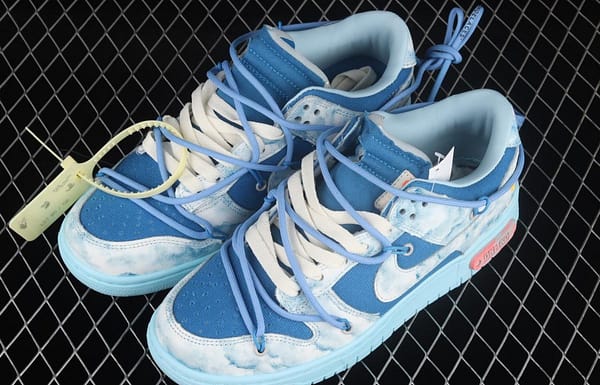 OFF-White x NIKE DUNK Low OW SB buckle rebound fashion casual board shoes DM1602-113 - Image 11