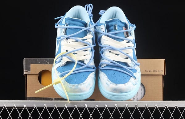 OFF-White x NIKE DUNK Low OW SB buckle rebound fashion casual board shoes DM1602-113 - Image 13