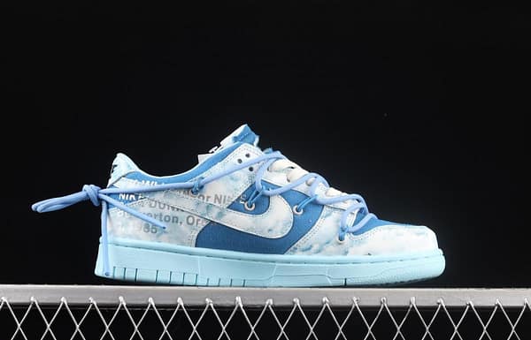 OFF-White x NIKE DUNK Low OW SB buckle rebound fashion casual board shoes DM1602-113 - Image 16