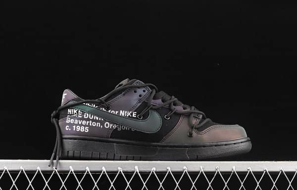 OFF-White x NIKE DUNK Low OW SB buckle rebound fashion casual board shoes DM1602-001 - Image 16