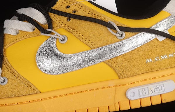 OFF-White x NIKE DUNK Low OW SB rebound fashion casual board shoes DJ0950-110, - Image 8