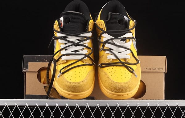 OFF-White x NIKE DUNK Low OW SB rebound fashion casual board shoes DJ0950-110, - Image 13
