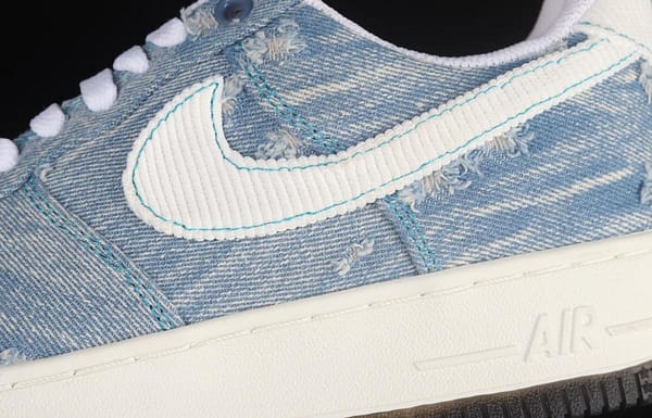 NIKE Air Force 1x 07 Low washed to make old low upper shoes 316122-333 - Image 7