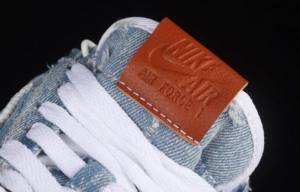 NIKE Air Force 1x 07 Low washed to make old low upper shoes 316122-333 - Image 8