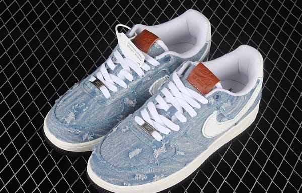 NIKE Air Force 1x 07 Low washed to make old low upper shoes 316122-333 - Image 10