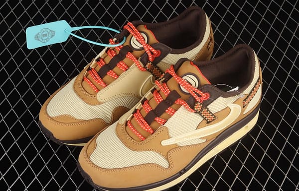 Travis Scoot x Nike Air Max 1 joint beige vintage casual running shoes DO9392-701 - Image 10