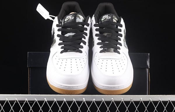 NIKE Air Force 11607 Prm/Clot leopard print black-and-white low-side leisure sports board shoes CZ7891-100 - Image 12