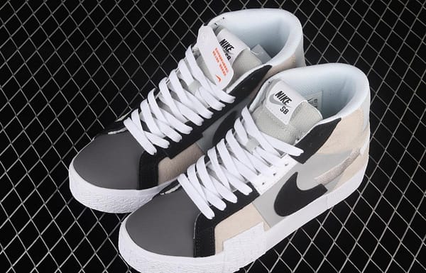 NIKE SB Zoom Blazer Mid PRM splicing broken hook leisure Zhongbang board shoes DA8854-700 - Image 10