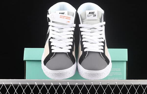 NIKE SB Zoom Blazer Mid PRM splicing broken hook leisure Zhongbang board shoes DA8854-700 - Image 12