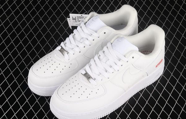 Supreme x NIKE Air Force 1 Low co-branded low-top casual board shoes CU9225-100 - Image 10