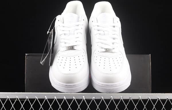 Supreme x NIKE Air Force 1 Low co-branded low-top casual board shoes CU9225-100 - Image 12