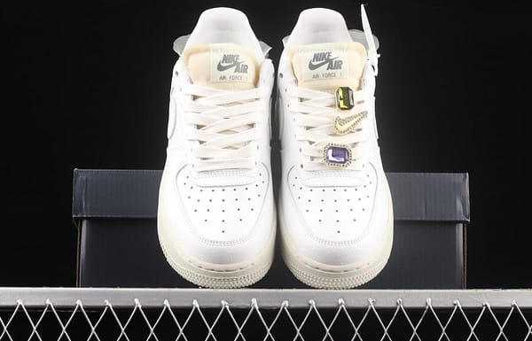 NIKE Air Force 11607 Low Bling diamond-encrusted low-top casual board shoes DN5463-100 - Image 12