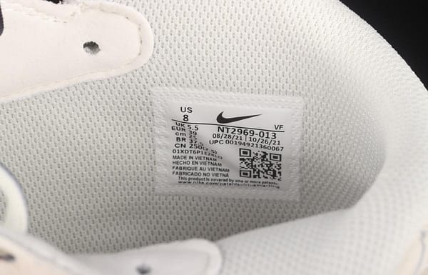 NIKE Air Force 1x 07 Mid rice black and white Brooklyn Nets city limited casual board shoes NT2969-013 - Image 5