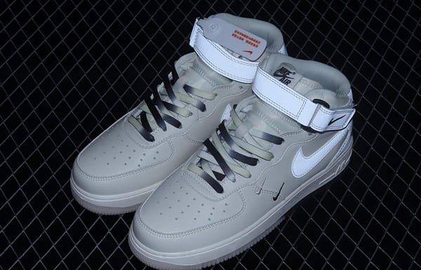 NIKE Air Force 1x 07 Mid rice black and white Brooklyn Nets city limited casual board shoes NT2969-013 - Image 10