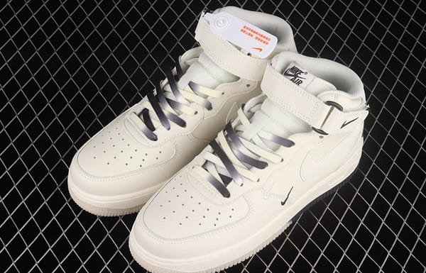 NIKE Air Force 1x 07 Mid rice black and white Brooklyn Nets city limited casual board shoes NT2969-013 - Image 11