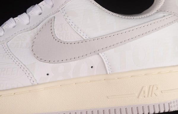 NIKE Air Force 11607 Premium Toll Free white gray low-top casual board shoes CJ1631-100 - Image 7