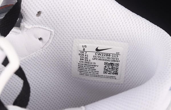 NIKE Air Force 11607 Mid PS5 video game theme black and white gray glossy shoes body upper casual board shoes CW2288-115 - Image 5