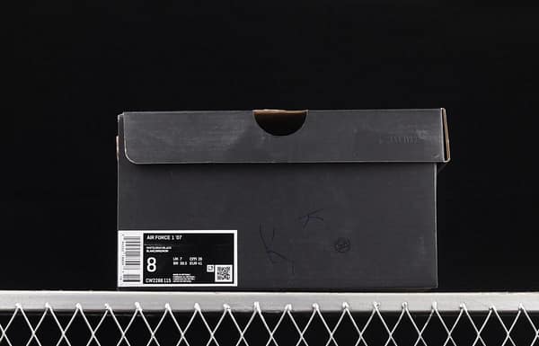 NIKE Air Force 11607 Mid PS5 video game theme black and white gray glossy shoes body upper casual board shoes CW2288-115 - Image 11