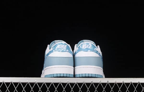 NIKE DUNK Low Green/blue paisley turquoise Paisley SB rebound fashion casual board shoes DH4401-101 - Image 13