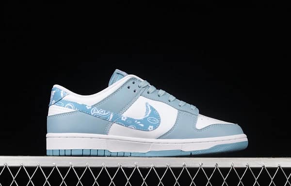 NIKE DUNK Low Green/blue paisley turquoise Paisley SB rebound fashion casual board shoes DH4401-101 - Image 15