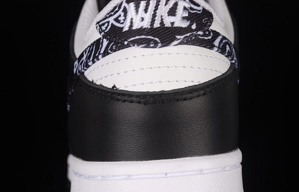NIKE SB DUNK Low Black Paisley black and white cashew flower SB rebound fashion casual board shoes DH4401-100 - Image 6