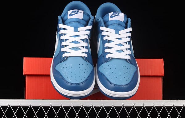 NIKE SB DUNK Low Dark Marina Blue sea blue color SB buckle rebound fashion leisure board shoes DJ6188-400 - Image 12