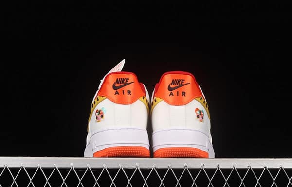 NIKE Air Force 1y07 Low year of the Tiger limited color matching low-top canvas casual board shoes DQ4502-171 - Image 13