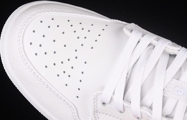 Air Jordan 1 Low pure white low-top cultural basketball shoes 553558-130 - Image 9