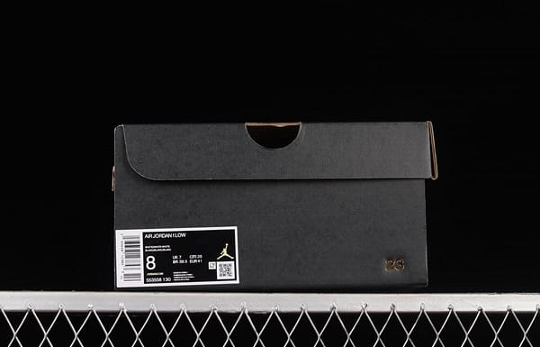 Air Jordan 1 Low pure white low-top cultural basketball shoes 553558-130 - Image 11