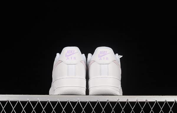 NIKE Air Force 1x 07 Low white light purple hook low top casual board shoes DN5056-100 - Image 13