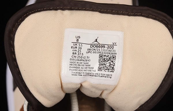 Air Jordan 1 Mid beige brown vintage basketball shoes DO6699-200 - Image 6
