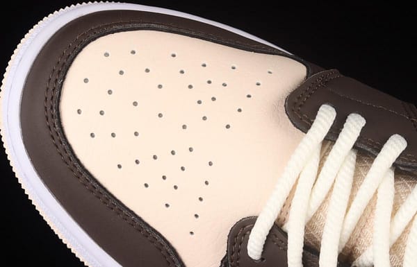 Air Jordan 1 Mid beige brown vintage basketball shoes DO6699-200 - Image 10
