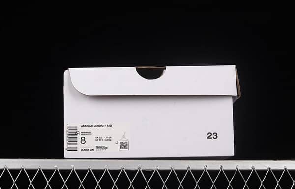 Air Jordan 1 Mid beige brown vintage basketball shoes DO6699-200 - Image 12
