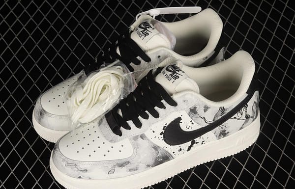 NIKE Air Force 11607 Low landscape ink painting Chinese limelight low-top casual board shoes BL1522-089 - Image 10
