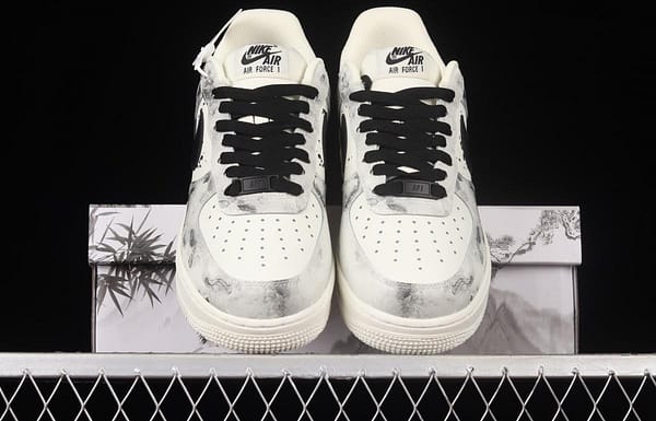 NIKE Air Force 11607 Low landscape ink painting Chinese limelight low-top casual board shoes BL1522-089 - Image 12