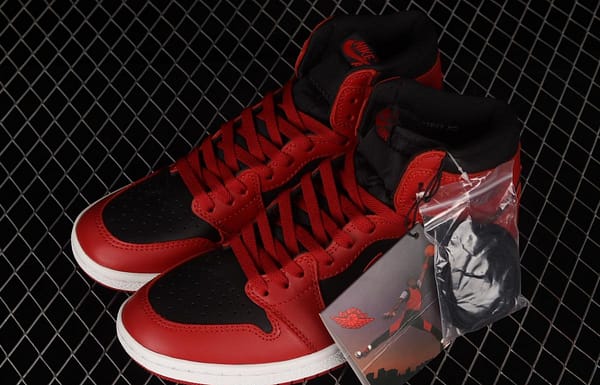 Air Jordan 1 Hi 85 reverses black and red forbids wearing high top basketball shoes BQ4422-600 - Image 11