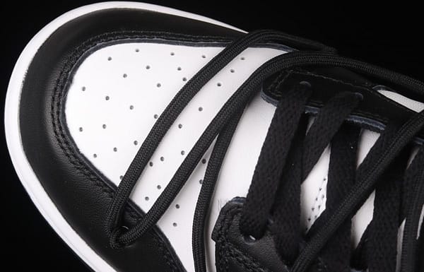 NIKE SB DUNK Low Lot Black/White leather black and white panda tied rope dunk series low side leisure sports board shoes CT0856-103 - Image 9