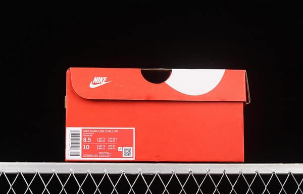 NIKE SB DUNK Low Lot Black/White leather black and white panda tied rope dunk series low side leisure sports board shoes CT0856-103 - Image 11