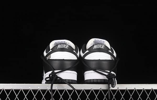 NIKE SB DUNK Low Lot Black/White leather black and white panda tied rope dunk series low side leisure sports board shoes CT0856-103 - Image 13