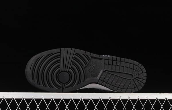 NIKE SB DUNK Low Black Paisley black and white panda cashew flower SB buckle rebound fashion casual board shoes DH4401-100 - Image 14
