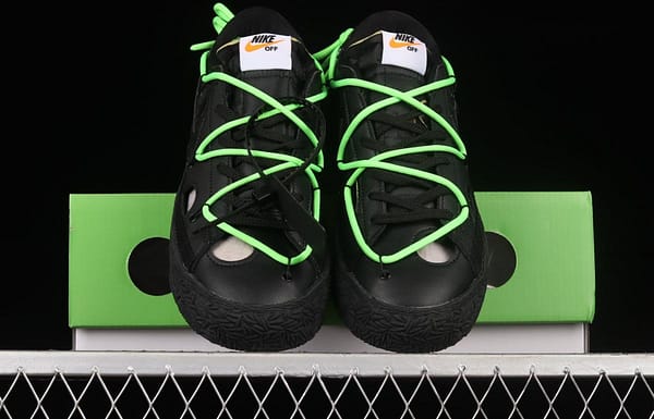 OFF-White x NIKE Blazer Low co-branded deconstruction style trailblazer low upper shoes DH7863-001 - Image 12