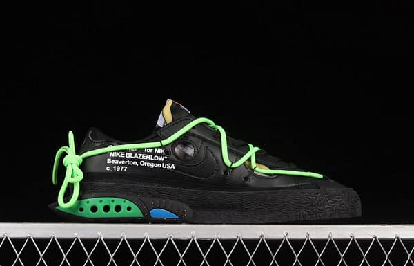 OFF-White x NIKE Blazer Low co-branded deconstruction style trailblazer low upper shoes DH7863-001 - Image 15