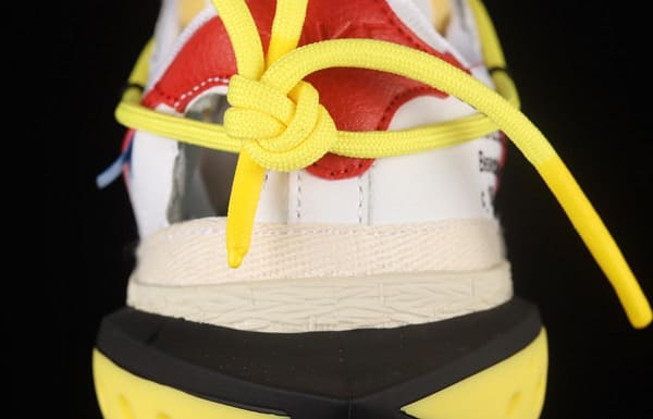 OFF-White x NIKE Blazer Low co-branded deconstruction style trailblazer low upper shoes DH7863-100 - Image 6