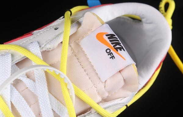 OFF-White x NIKE Blazer Low co-branded deconstruction style trailblazer low upper shoes DH7863-100 - Image 8